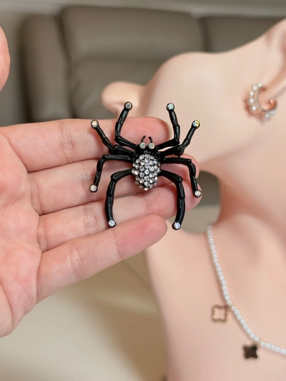 Zara black spider